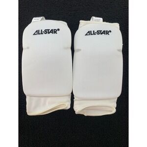 All Star Extra Long‎ Sports Knee Pad White Small Pair Volleyball Basketball
